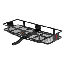 Load image into Gallery viewer, CURT 18150 60" x 20" Black Steel Basket Cargo Carrier (Fixed 2" Shank, 500 lbs.)