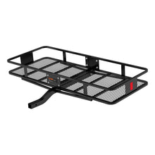 Load image into Gallery viewer, CURT 18152 60" x 24" Black Steel Basket Cargo Carrier (Fixed 2" Shank, 500 lbs.)
