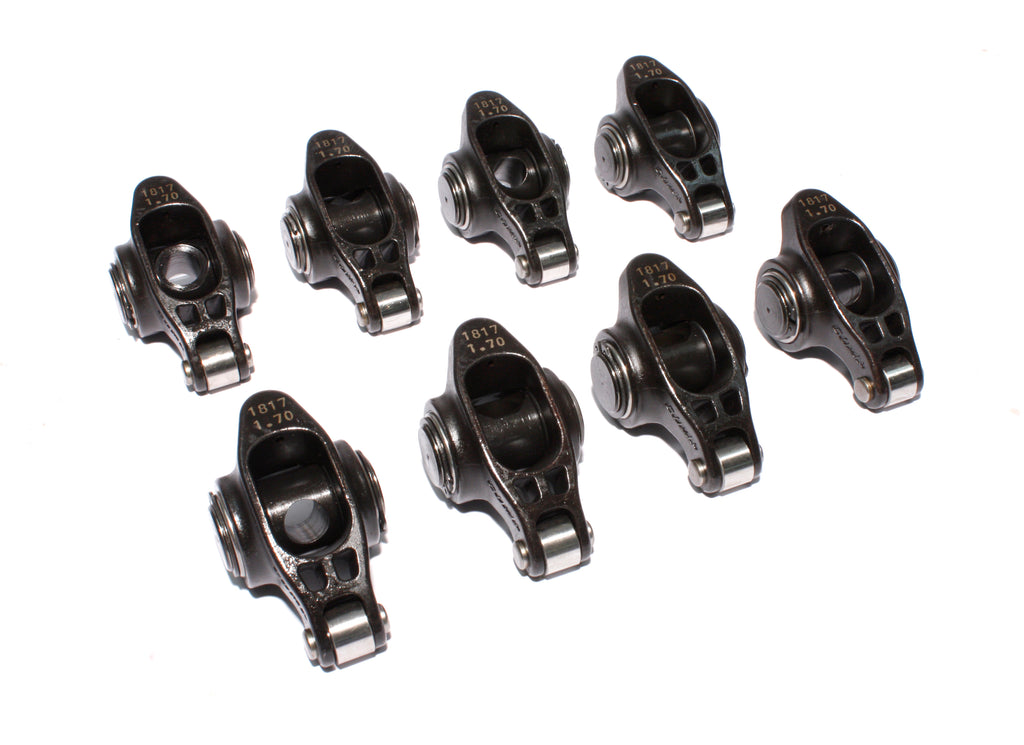 COMP Cams 1817-8 Ultra Pro Magnum XD Rocker Set of 8 w/ 1.7 Ratio for Chevrolet SBC w/ 7/16" Stud