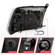 Load image into Gallery viewer, 1819-Ram-150025003500-Projector-Headlights-Plank-Style-Design-Chrome-W-Halo