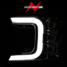 Load image into Gallery viewer, 1820-F150-WHalogen-Full-Led-Projector-Headlight-WLight-Bar-Sequential-Signal-Chrome-Housing