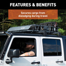 Load image into Gallery viewer, CURT 18200 44" x 38" Elastic Cargo Net for Roof Basket