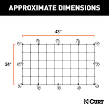Load image into Gallery viewer, CURT 18202 43" x 24" Elastic Cargo Net for Hitch Carrier