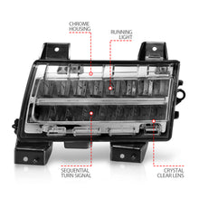 Load image into Gallery viewer, 1821-Wrangler-Jl20Up-Gladiator-Led-Side-Markers-Chrome-Housing-Clear-Lens-WSequential-Signal