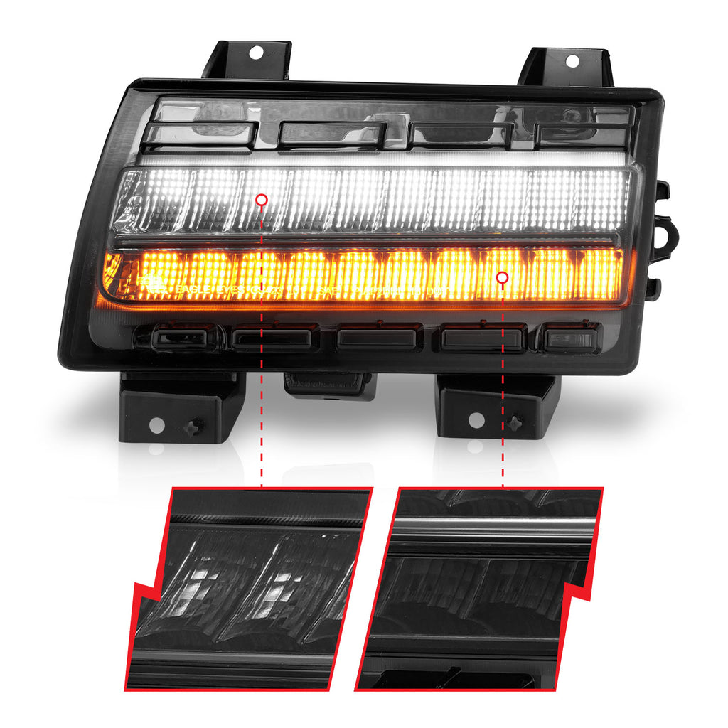 1821-Wrangler-JlGladiator-Led-Side-Markers-Chrome-Housing-Smoke-Lens-WSequential-Signal