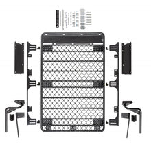 Load image into Gallery viewer, 1821-Wrangler-Unlimited-70-X-44-Alloy-Roof-Rack-Kit-With-Mesh-Floor