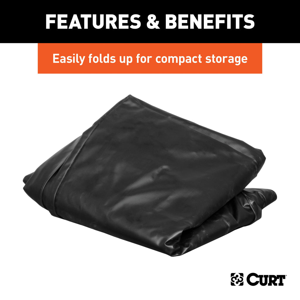 CURT 18210 56" x 18" x 21" Weather-Resistant Vinyl Cargo Bag