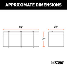 Load image into Gallery viewer, CURT 18211 56" x 22" x 21" Weather-Resistant Vinyl Cargo Bag