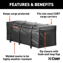 Load image into Gallery viewer, CURT 18211 56" x 22" x 21" Weather-Resistant Vinyl Cargo Bag