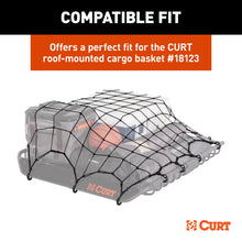 Load image into Gallery viewer, CURT 18218 44" x 36" Elastic Cargo Net for Roof Basket