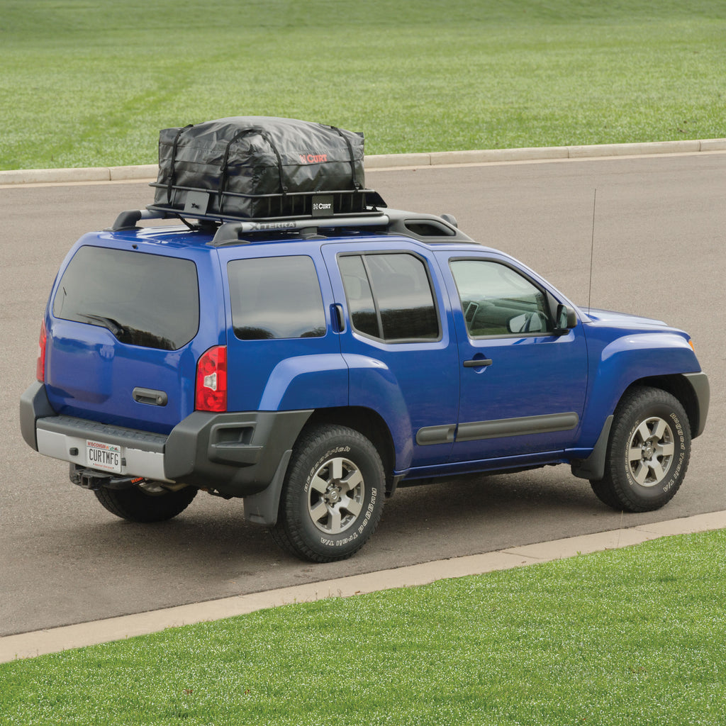CURT 18220 38" x 34" x 18" Weather-Resistant Vinyl Roof Rack Cargo Bag