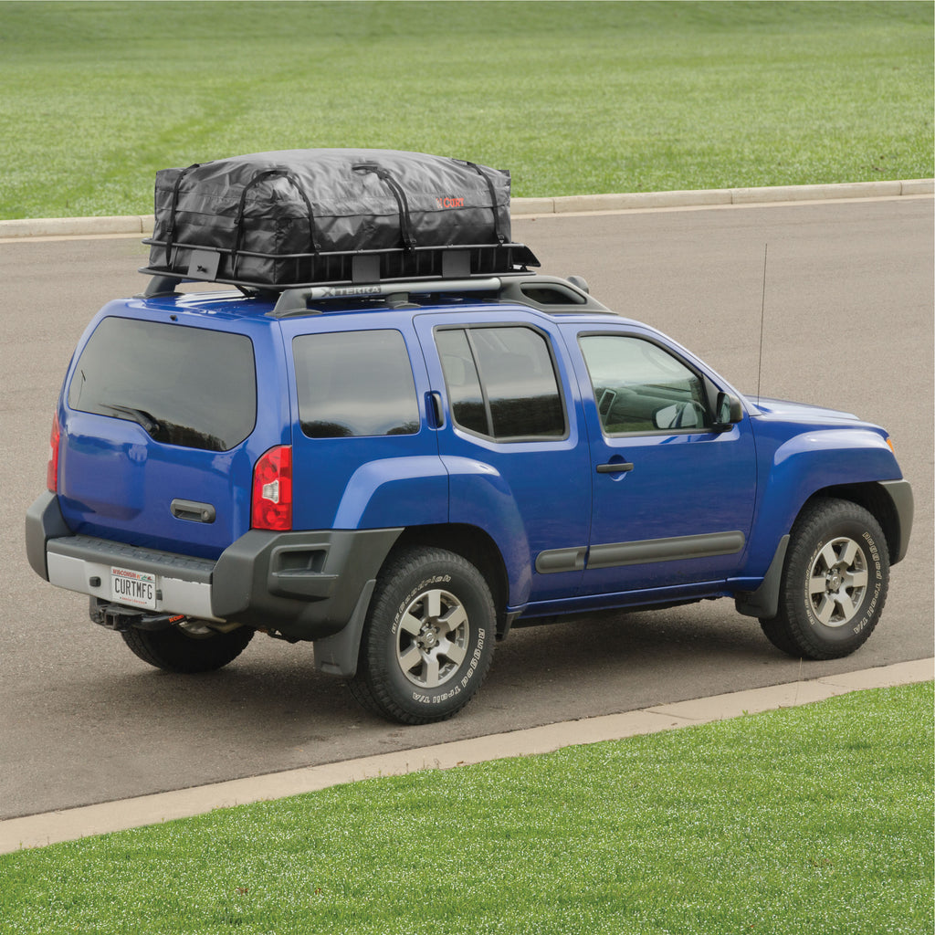 CURT 18221 59" x 34" x 21" Weather-Resistant Vinyl Roof Rack Cargo Bag