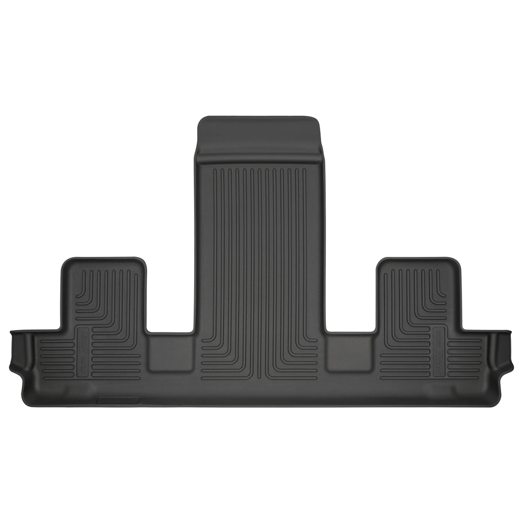 1823-EnclaveTraverse-2Nd-Row-Bucket-3Rd-Seat-Floor-Liner-Weatherbeater-Black