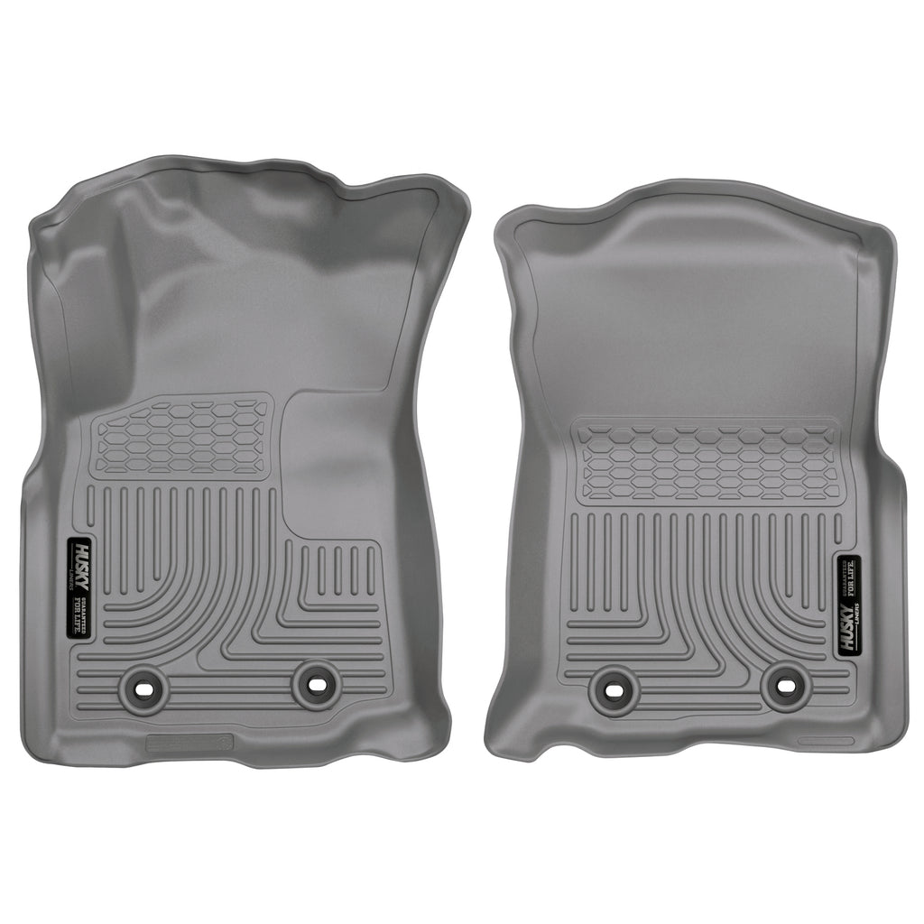 1823-Tacoma-At-Double-CabAccess-Cab-Front-Floor-Liners-Weatherbeater-Grey