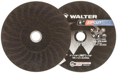 Walter 11T072 Zipcut 7X5/64X7/8'' T1 Cut-Off Wheel