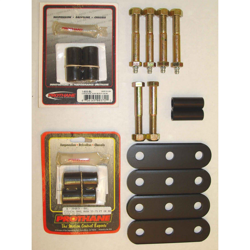 Rugged Ridge 18265.03 Shackle for Select Jeep CJ3, Jeep CJ5, Jeep CJ6, Jeep Willys