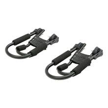 Load image into Gallery viewer, CURT 18320 Adjustable Aluminum Roof Rack Kayak Holders