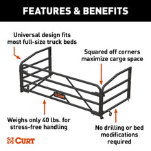 Load image into Gallery viewer, CURT 18325 Universal Truck Bed Extender with Fold-down Tailgate - Truck Part Superstore
