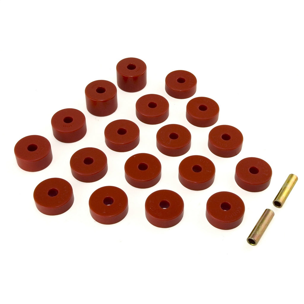 Rugged Ridge 18351.07 Body Mount Bushing Set for Select Jeep CJ5, Jeep CJ6