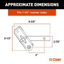 Load image into Gallery viewer, CURT 18401 ActiveLink 1-1/4" Receiver Shank