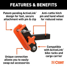 Load image into Gallery viewer, CURT 18401 ActiveLink 1-1/4" Receiver Shank