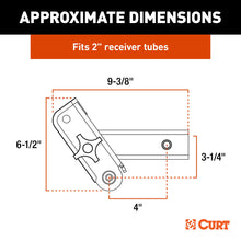 Load image into Gallery viewer, CURT 18402 ActiveLink 2" Receiver Shank