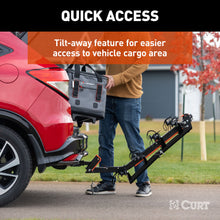 Load image into Gallery viewer, CURT 18412 ActiveLink Ultra Hitch-Mounted Bike Rack (4 Bikes, 2" Shank)