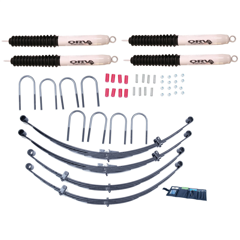 Rugged Ridge 18415.14 Suspension Lift Kit for Select Jeep CJ5