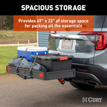 Load image into Gallery viewer, CURT 18415 ActiveLink 49" x 22" Aluminum Hitch Cargo Carrier