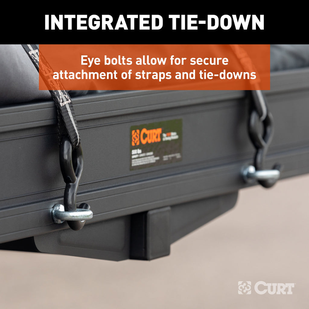 CURT 18415 ActiveLink 49" x 22" Aluminum Hitch Cargo Carrier