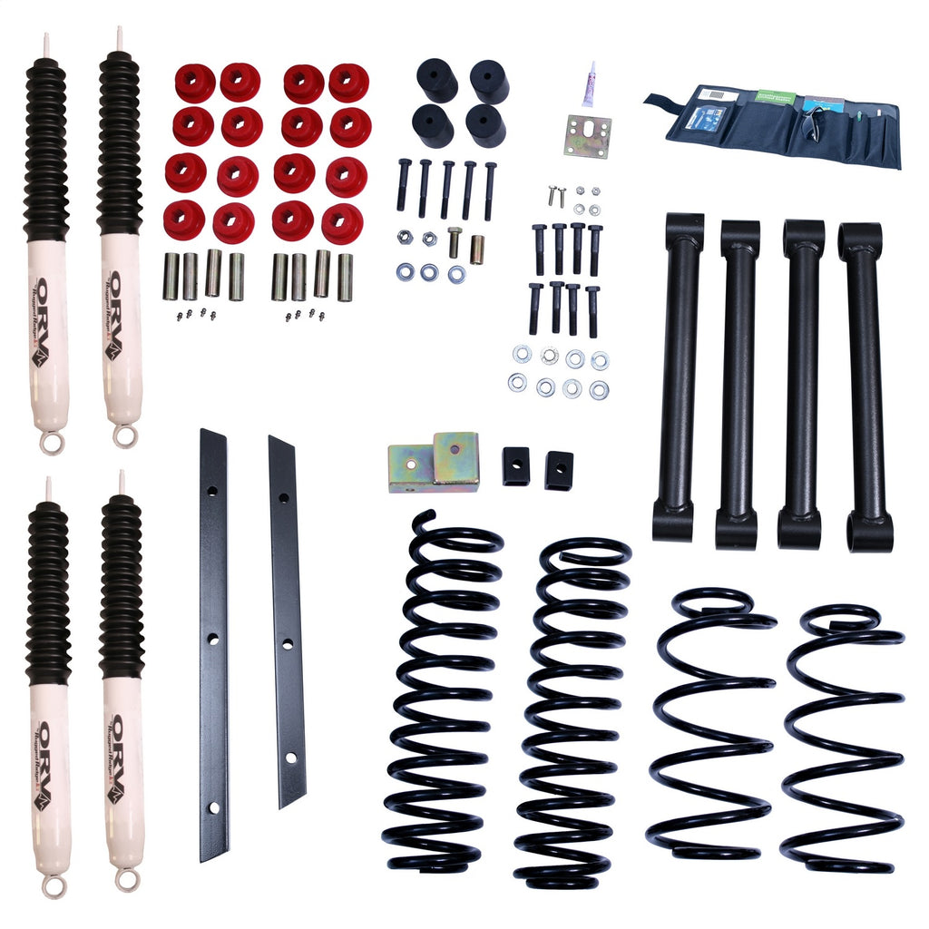 Rugged Ridge 18415.30 Suspension Lift Kit for Select Jeep TJ, Jeep Wrangler