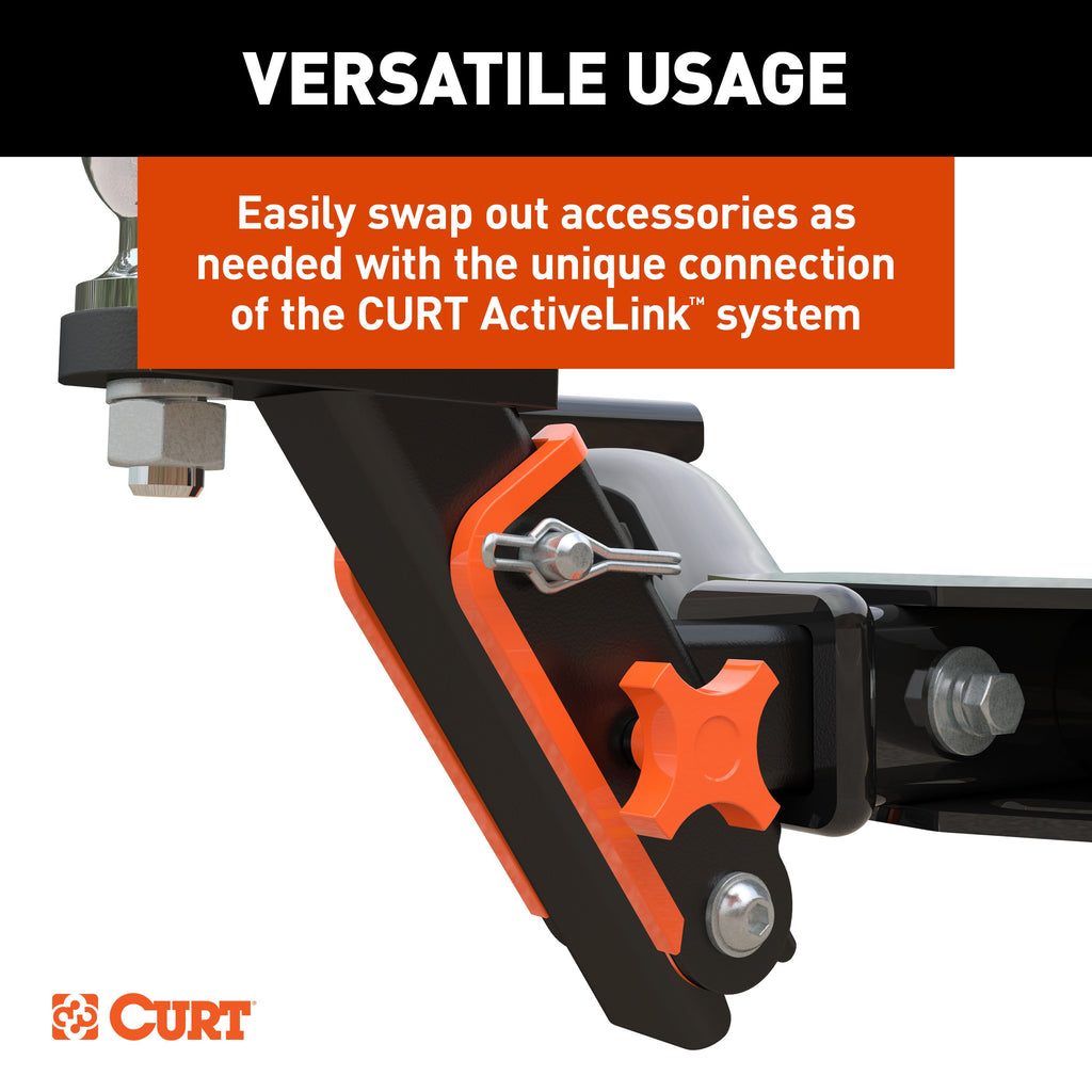 CURT 18416 ActiveLink Ball Mount, 2" Ball, 3,500 lbs. GTW