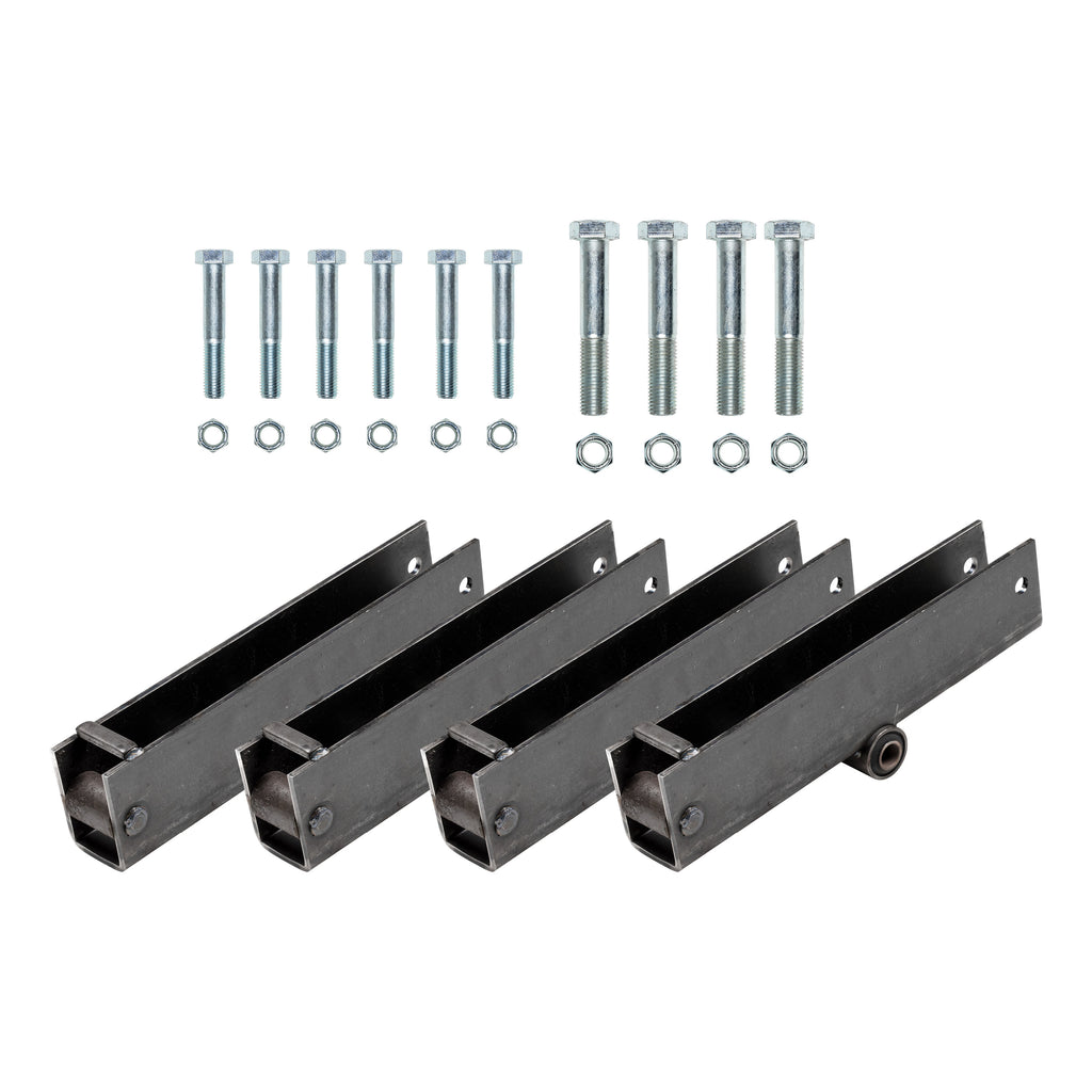 CURT 184176 Trailer Axle Slipper Suspension Kit, 10,000-lb Triple Axle, 48-1/2" Axle Spacing