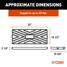 Load image into Gallery viewer, CURT 18425 Pakka Cargo Caddie Seat Back Trunk Organizer Tray, 34" x 14"