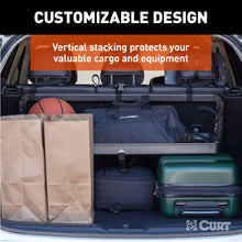 Load image into Gallery viewer, CURT 18425 Pakka Cargo Caddie Seat Back Trunk Organizer Tray, 34" x 14"