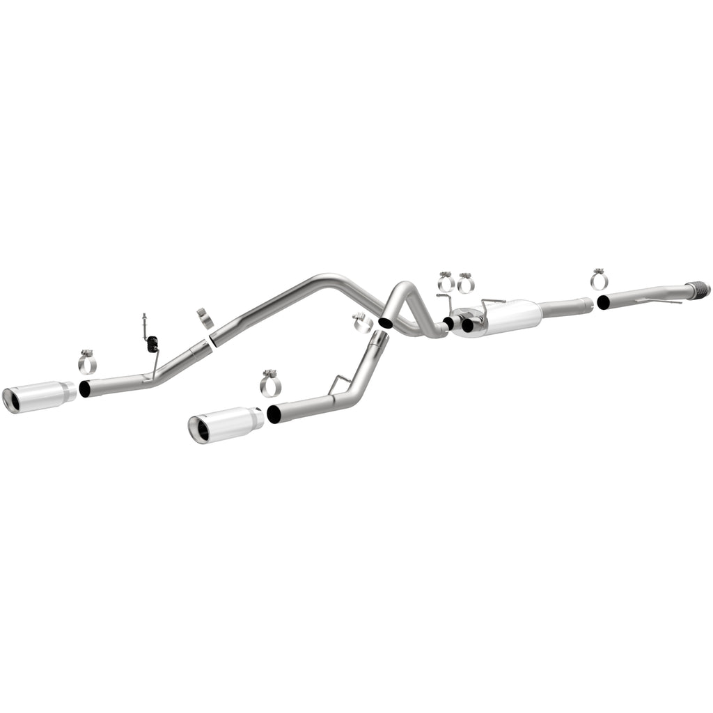 MagnaFlow Exhaust Products 15268 Street Series Polished Cat-Back System for Select Chevrolet Silverado 1500, Chevrolet Silverado LD, GMC Sierra 1500, GMC Sierra Limited