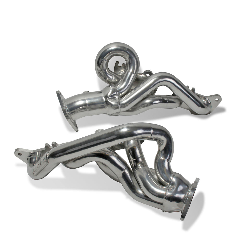 BBK Performance Parts 18480 2015-17 MUSTANG GT 1-3/4 TUNED LENGTH SHORTY HEADERS (POLISHED SILVER CERAMIC) for Select Ford Mustang