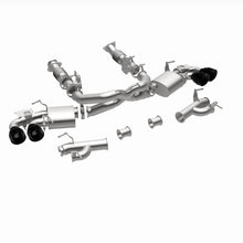 Load image into Gallery viewer, MagnaFlow Exhaust Products 19545 xMOD Series Black Chrome Tips Cat-Back System for Select Chevrolet Corvette