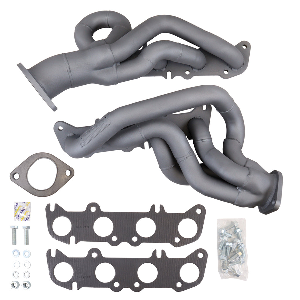 BBK Performance Parts 1848 2015-2017 MUSTANG 5.0 GT 1-3/4 TUNED LENGTH SHORTY HEADERS (TITANIUM CERAMIC) for Select Ford Mustang