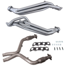 Load image into Gallery viewer, BBK Performance Parts 18561 11-14 MUSTANG 5.0 1-7/8 LONG TUBE HEADERS PLUS MID PIPE (TITANIUM CERAMIC) for Select Ford Mustang