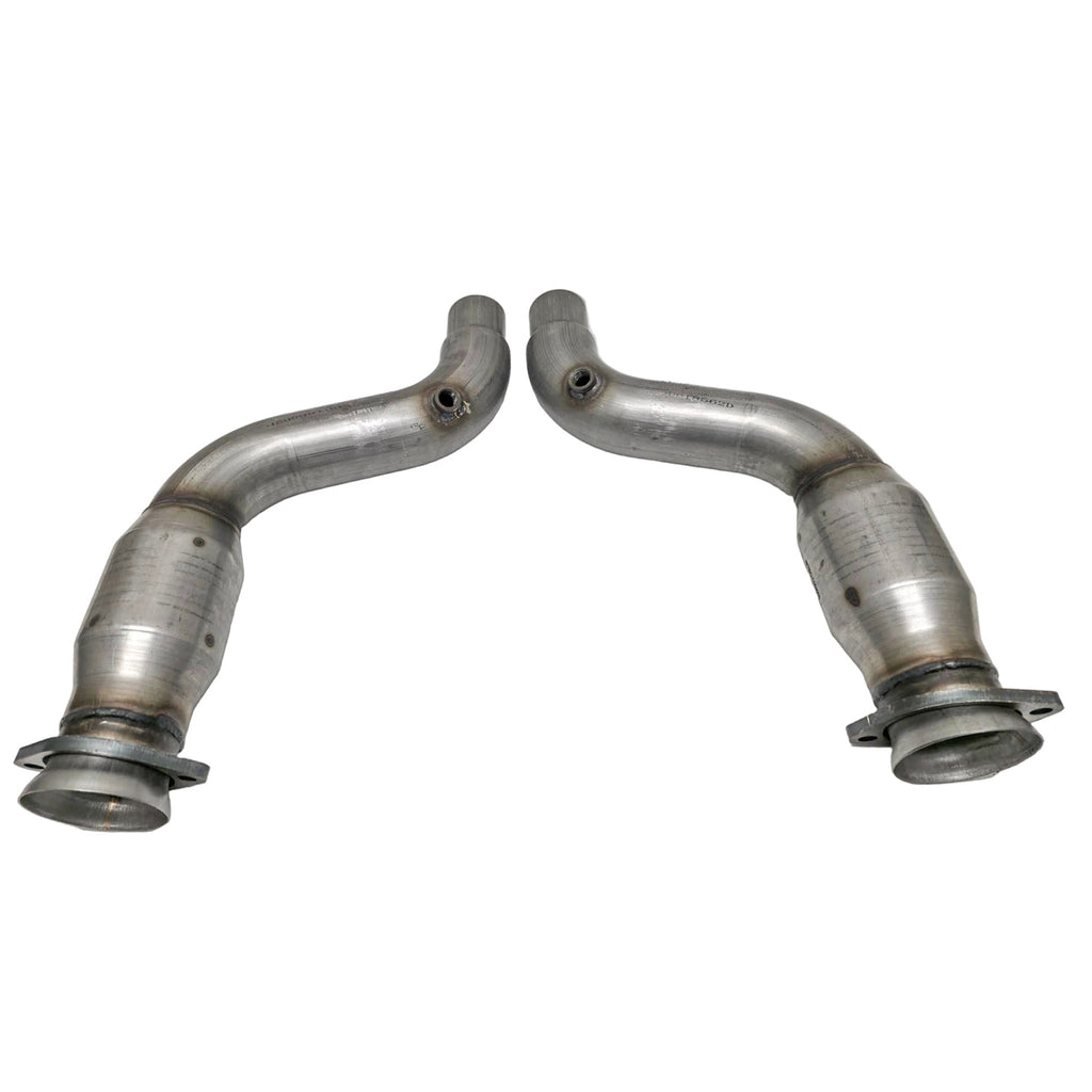BBK Performance Parts 18562 2016-2020 FORD MUSTANG GT350 HIGH FLOW 3" SHORT MID PIPE W/ CATALYTIC CONVERTERS for Select Ford Mustang