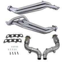 Load image into Gallery viewer, BBK Performance Parts 18563 15-23 MUSTANG 5.0 1-7/8 LONG TUBE HEADERS PLUS MID PIPE (TITANIUM CERAMIC) for Select Ford Mustang