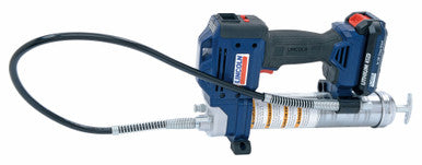 Lincoln Industrial 1882 PoweLuber 20 Volt Cordless Grease Gun with 1 Battery, Charger and Carrying Case, Max Operating Pressure 10000 PSI