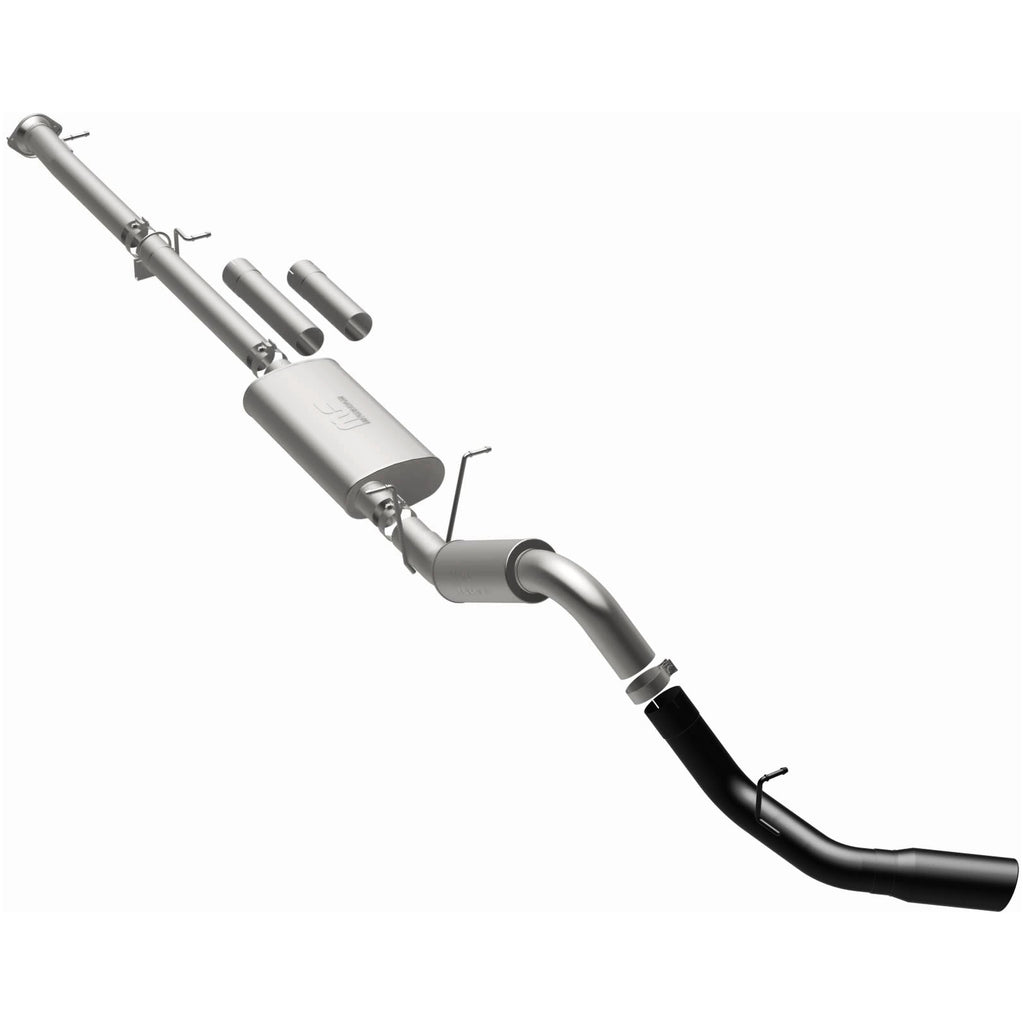 MagnaFlow Exhaust Products 19376 Street Series Black Coated Cat-Back System for Select Chevrolet Silverado HD, Chevrolet Silverado HD, GMC Sierra HD, GMC Sierra HD