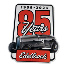 Load image into Gallery viewer, Edelbrock 189185 Edelbrock 85 Years Tin Garage Sign
