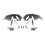 Fabtech K4186 INNER FENDERS FRONT JEEP JL/JT W/ STOCK FENDERS