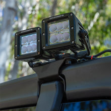 Load image into Gallery viewer, 18C-Wrangler-Hard-Top-Rear-Window-Hinge-Light-Mount-Kit-For-Up-To-Two(2)-3In-Cube-Leds