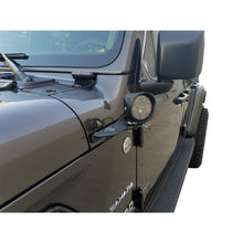 Load image into Gallery viewer, 18C-Wrangler-Jl-180-Deg-Light-Mount-Xp3-Black-Powder-Coat-Pair-Fits-Up-To-3-Lights