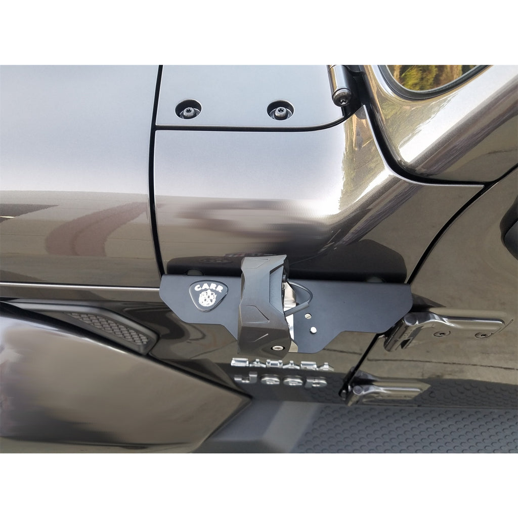 18C-Wrangler-Jl-180-Deg-Light-Mount-Xp3-Black-Powder-Coat-Pair-Fits-Up-To-3-Lights