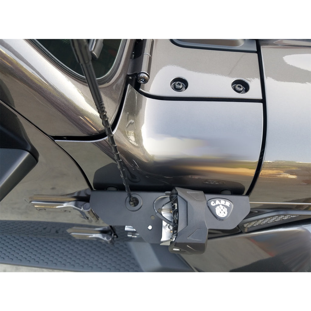 18C-Wrangler-Jl-180-Deg-Light-Mount-Xp3-Black-Powder-Coat-Pair-Fits-Up-To-3-Lights